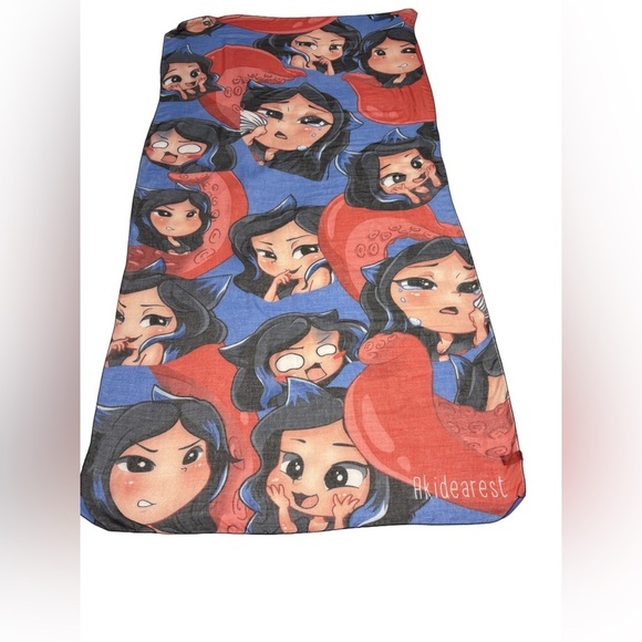 Akidearest - Anime Art Print Scarf - Picture 1 of 8